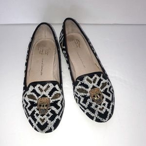 House of Harlow Beaded Zenith Loafers